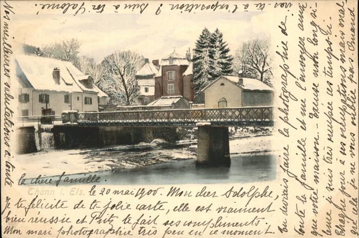 Thann Haut Rhin Elsass Brücke