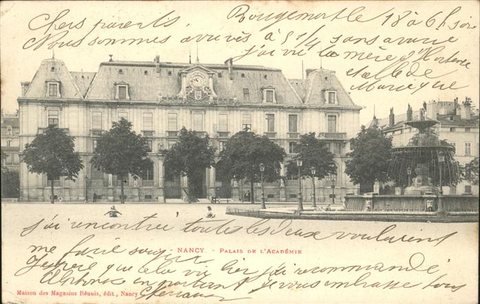 Nancy Lothringen Palais Academie
