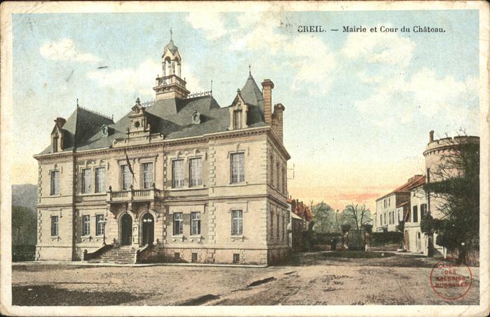 Creil Mairie Cour Chateau