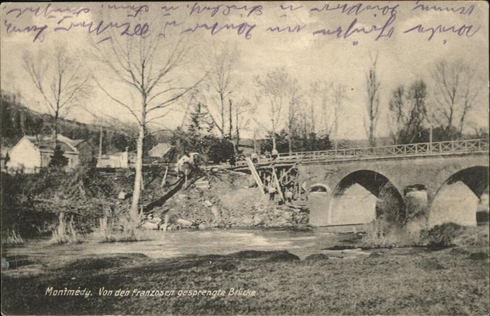 Montmedy gesprenkte Brücke