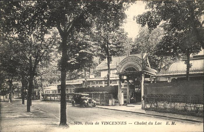 Vincennes Chalet du Lac