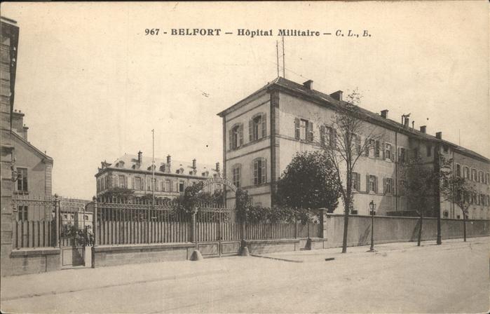 Belfort Alsace Hopital Militaire