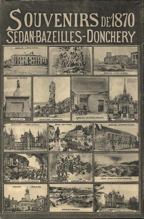 Sedan Ardennes Bazeilles Donchery