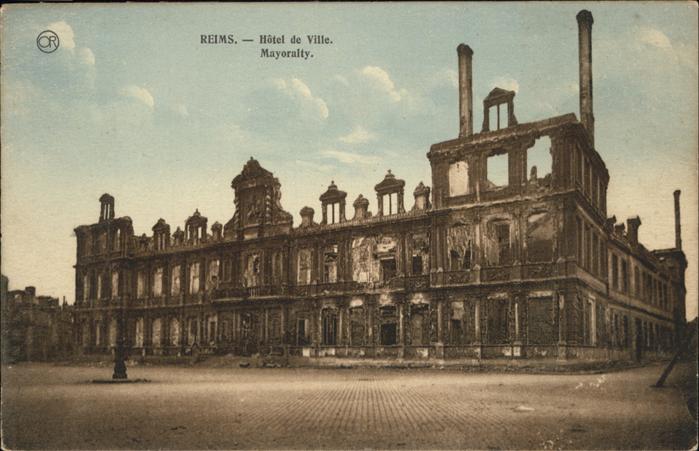 Reims Champagne Ardenne Hotel de Ville Mayoralty