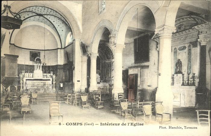 Comps Gard Interieur Eglise