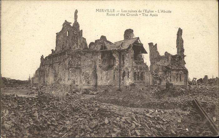 Merville Nord Ruines of the Church