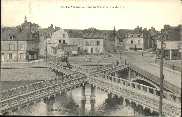 Le Mans Sarthe Pont Strassenbahn