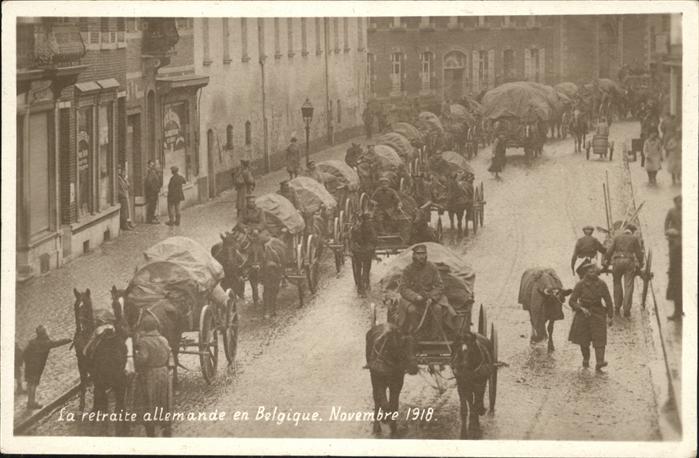 Bruxelles Bruessel Retraite Allemande en Belgique