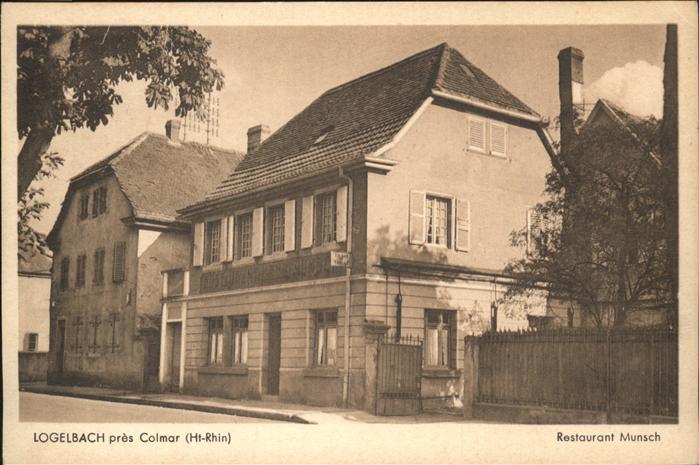 Colmar Haut Rhin Elsass Logelbach Restaurant Munsch