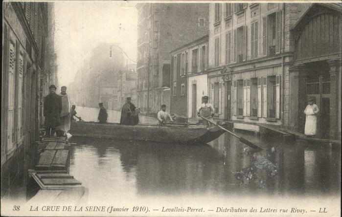 Levallois-Perret Crue de la Seine