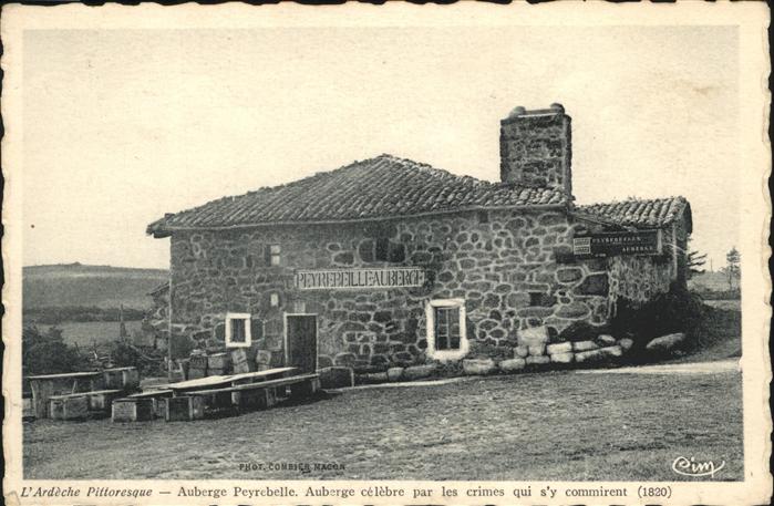 Lanarce Auberge Peyrebeille