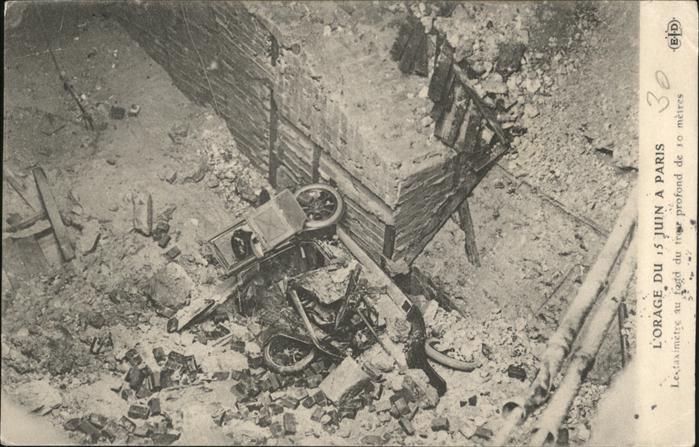 Paris L'Orage du 15 Juin