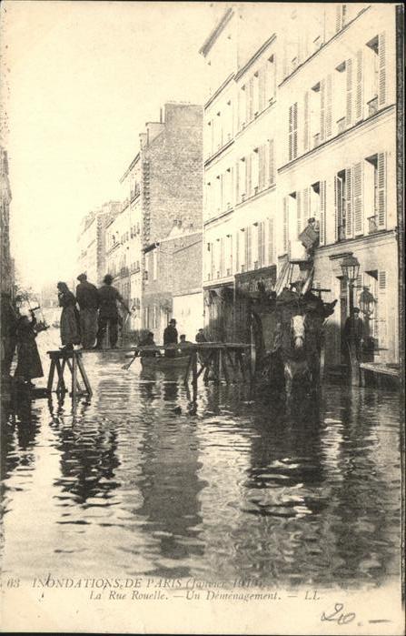 Paris Inondations Rue Rouelle