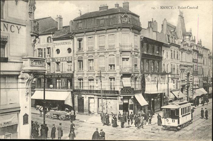 Nancy Lothringen Point Central Straßenbahn