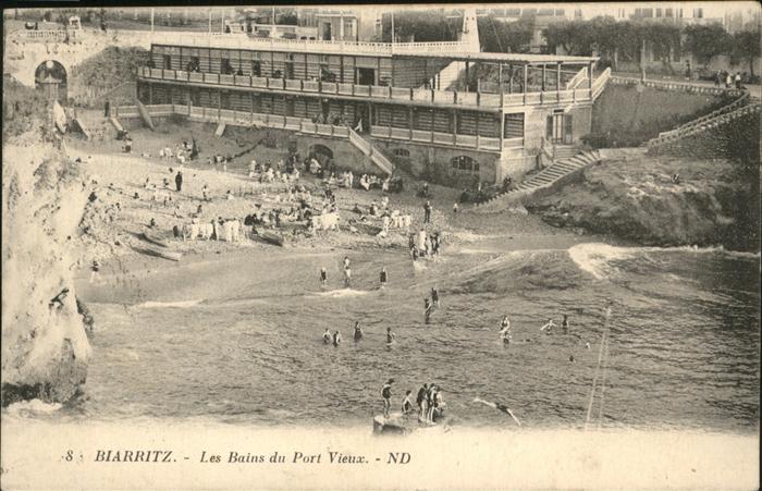 Biarritz Pyrenees Atlantiques Bains du Port Vieux