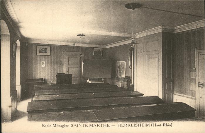 Herrlisheim Ecole Menagere Sainte Marthe