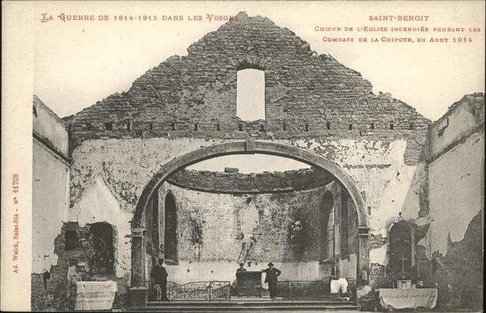 Saint-Benoit-la-Chipotte Choeur de L'Eglise