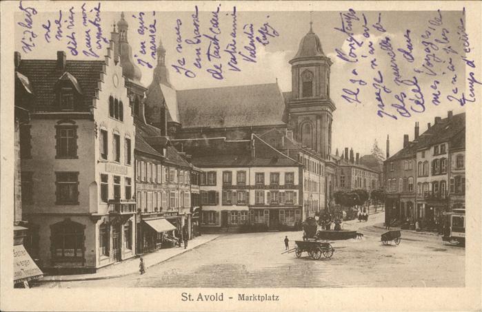 Saint-Avold Marktplatz