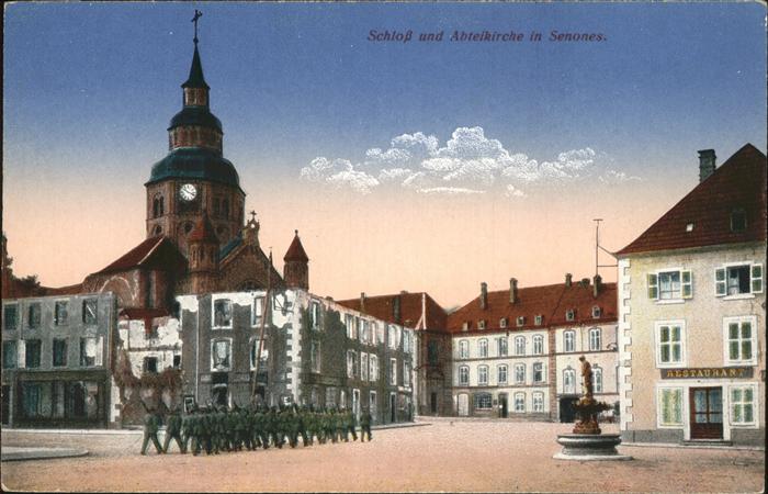 Senones Vosges Schloß Abteikirche