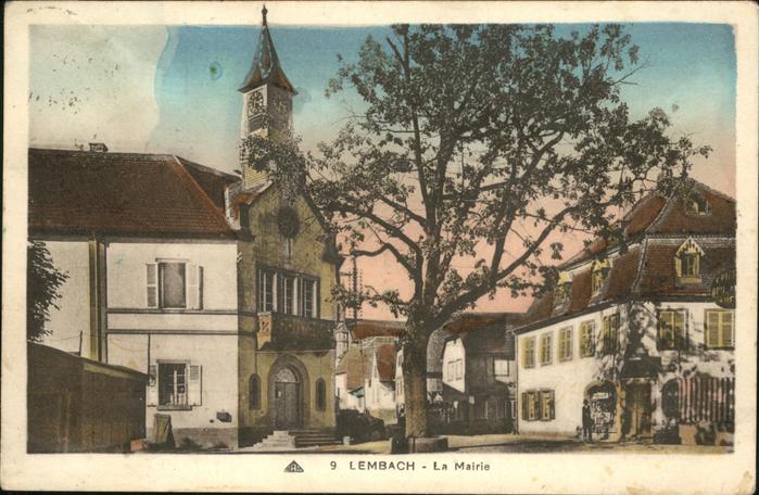 Lembach Bas Rhin Elsass La Mairie