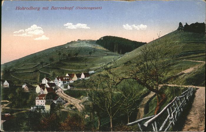 Hohrodberg Haut Rhin Alsace Barrenkopf
