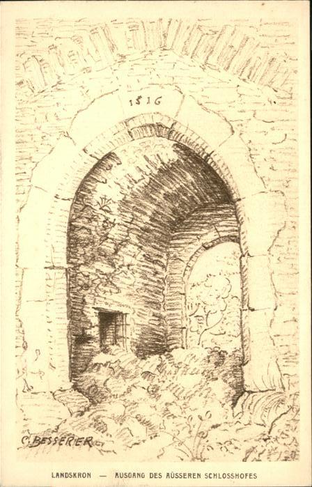 Landskron Tschechien Ausgang Schlosshof