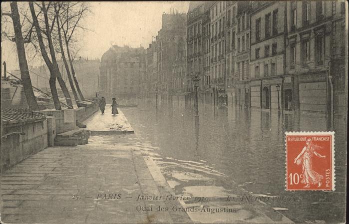 Paris Inondations Quai Grands-Augustins