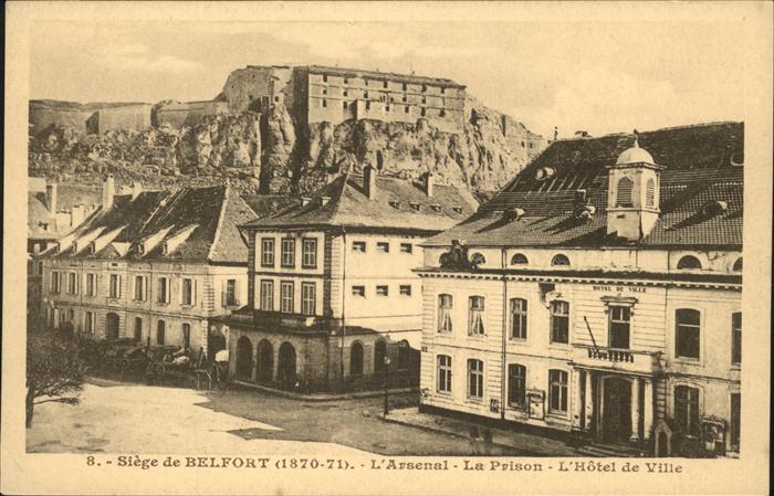 Belfort Alsace L'Arsenal la Prison