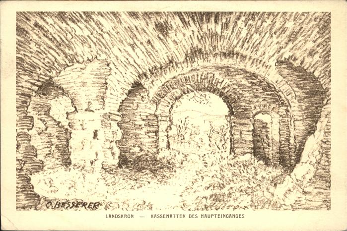 Landskron Tschechien Kassematten Haupteingang