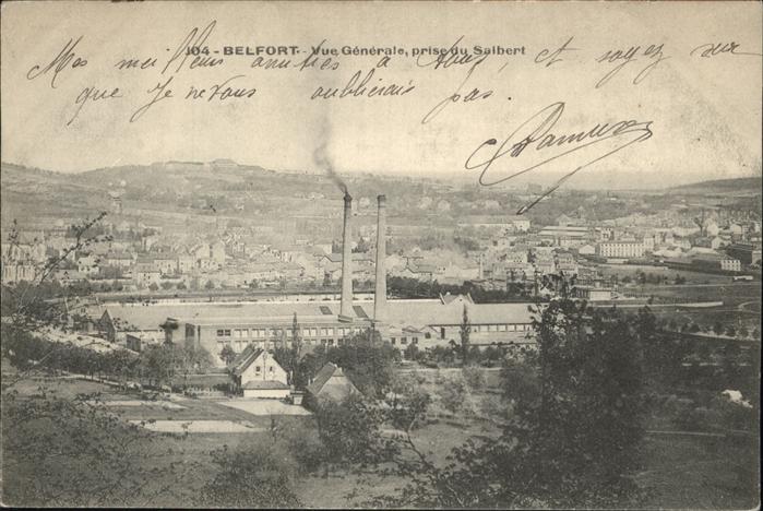 Belfort Alsace Vue generale