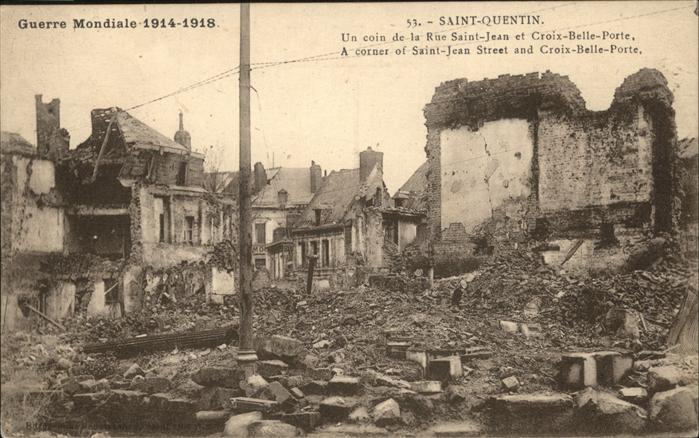 Saint-Quentin 02 Aisne Rue Saint-Jean Croix Belle Porte