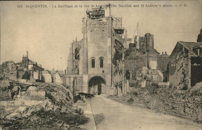 Saint-Quentin 02 Aisne Basilique Rue Andre