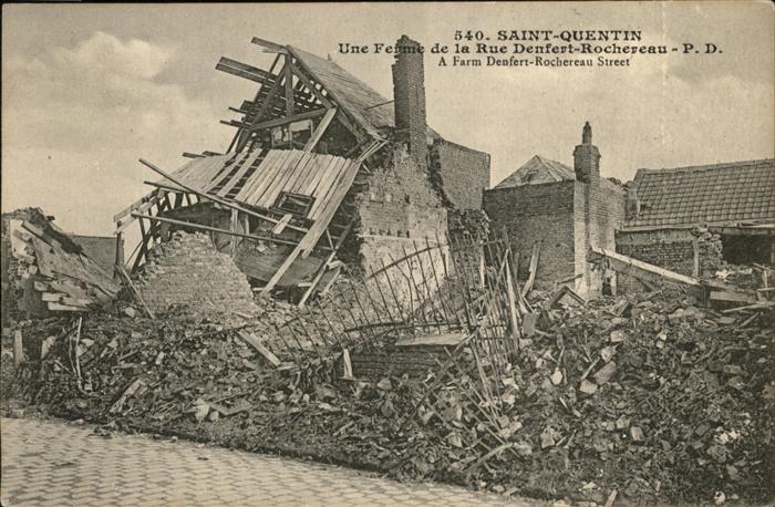 Saint-Quentin 02 Aisne Ferme de la rue Denfert-Rochereau