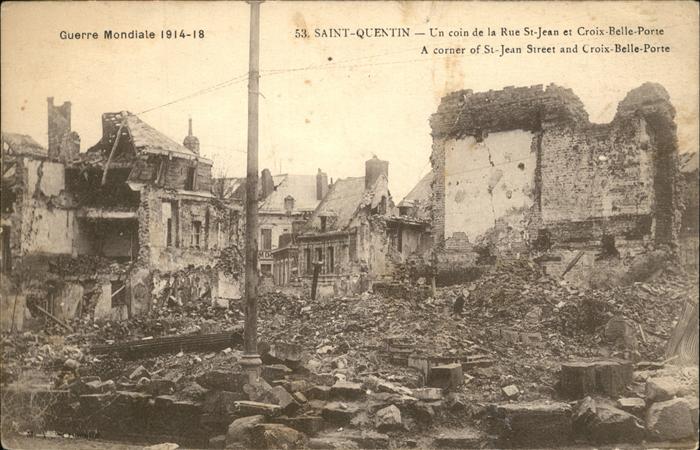 Saint-Quentin 02 Aisne Coin de la rue St-Jean