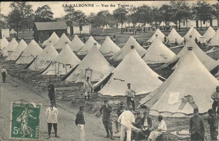 La Valbonne Vue des Tentes