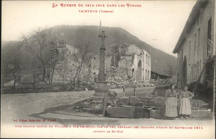 Taintrux Village detruite