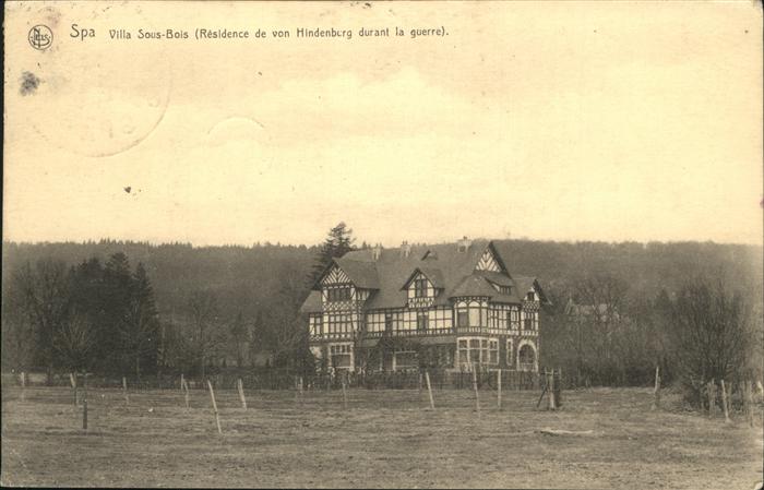 Spa Liege Villa Sous-Bois Residence de Hindenburg