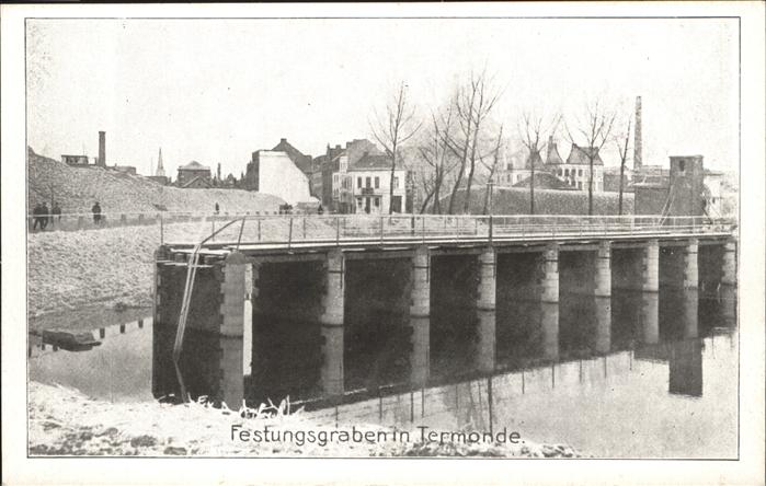 Termonde Festungsgraben