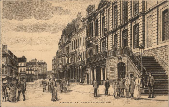 Lille Nord Grande Place Rue des Manneliers