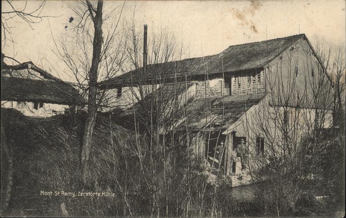 Mont-Saint-Remy zerstörte Mühle