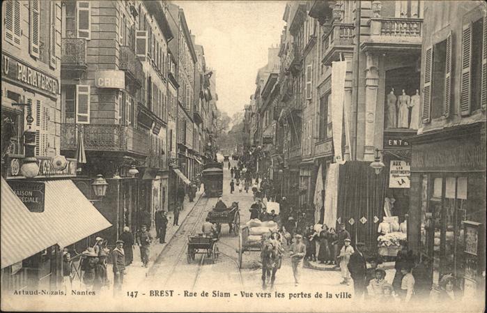 Brest 29 Rie Siam Straßenbahn