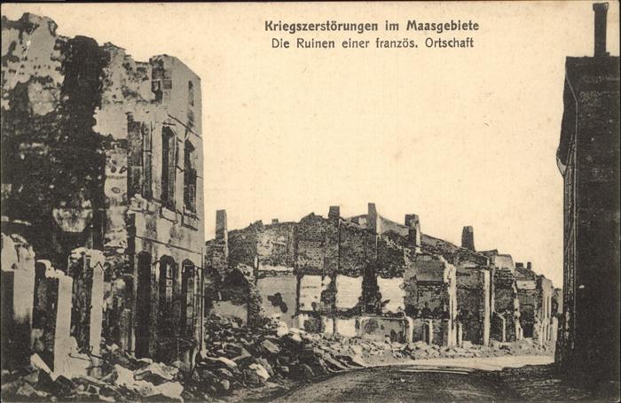 Metz 57 Moselle Maasgebiet Ruinen