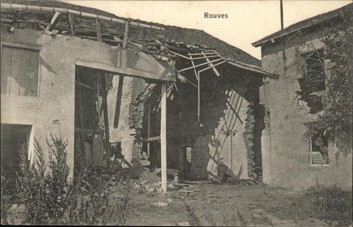 Rouves zerstörtes Haus
