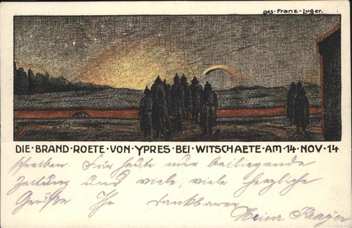 Ypern Ypres Brandroete