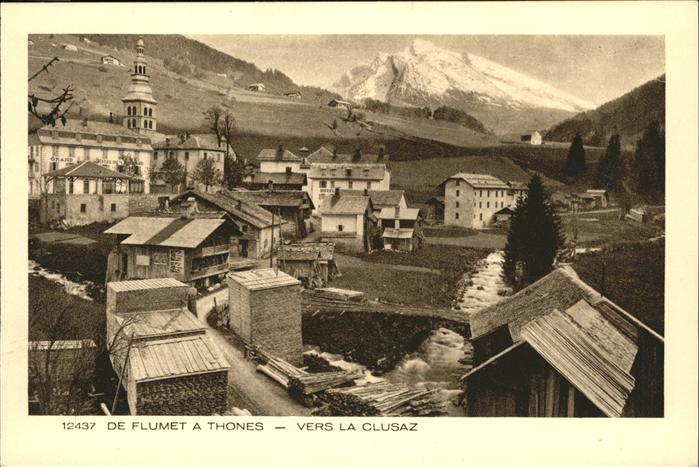 La Clusaz Flumet a Thones