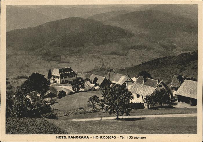 Hohrodberg Haut Rhin Alsace Hotel Panorama