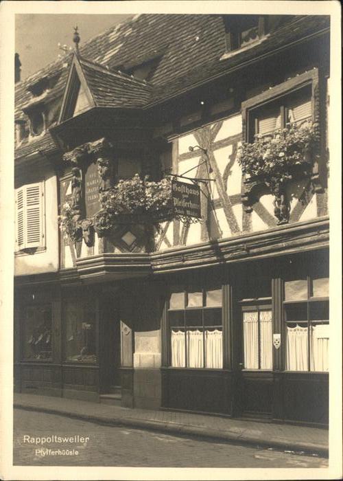 Rappoltsweiler Haut Rhin Elsass Pfyfferhüüsle