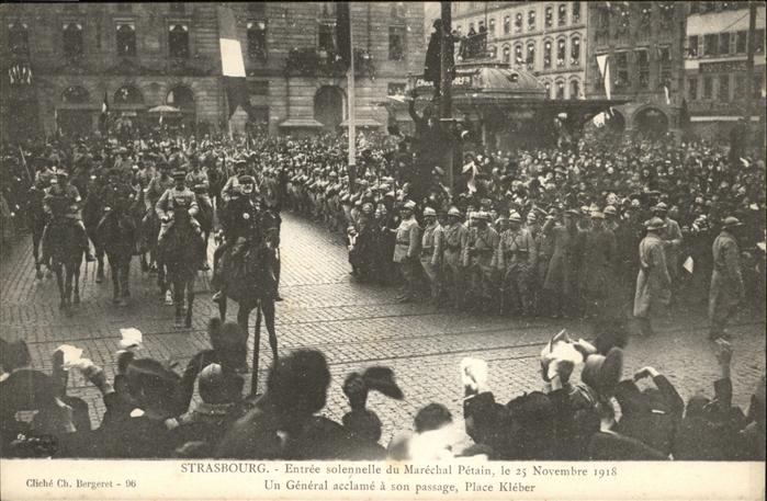 Strasbourg Alsace Marechal Petain Pferd