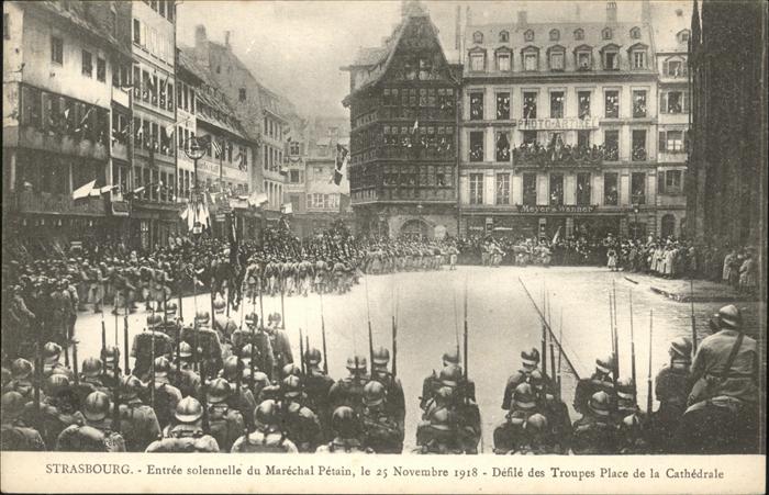 Strasbourg Alsace Marechal Petain