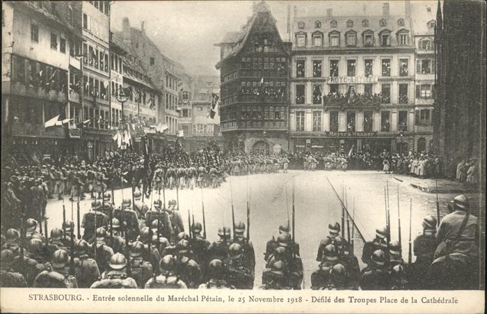 Strasbourg Alsace Marechal Petain